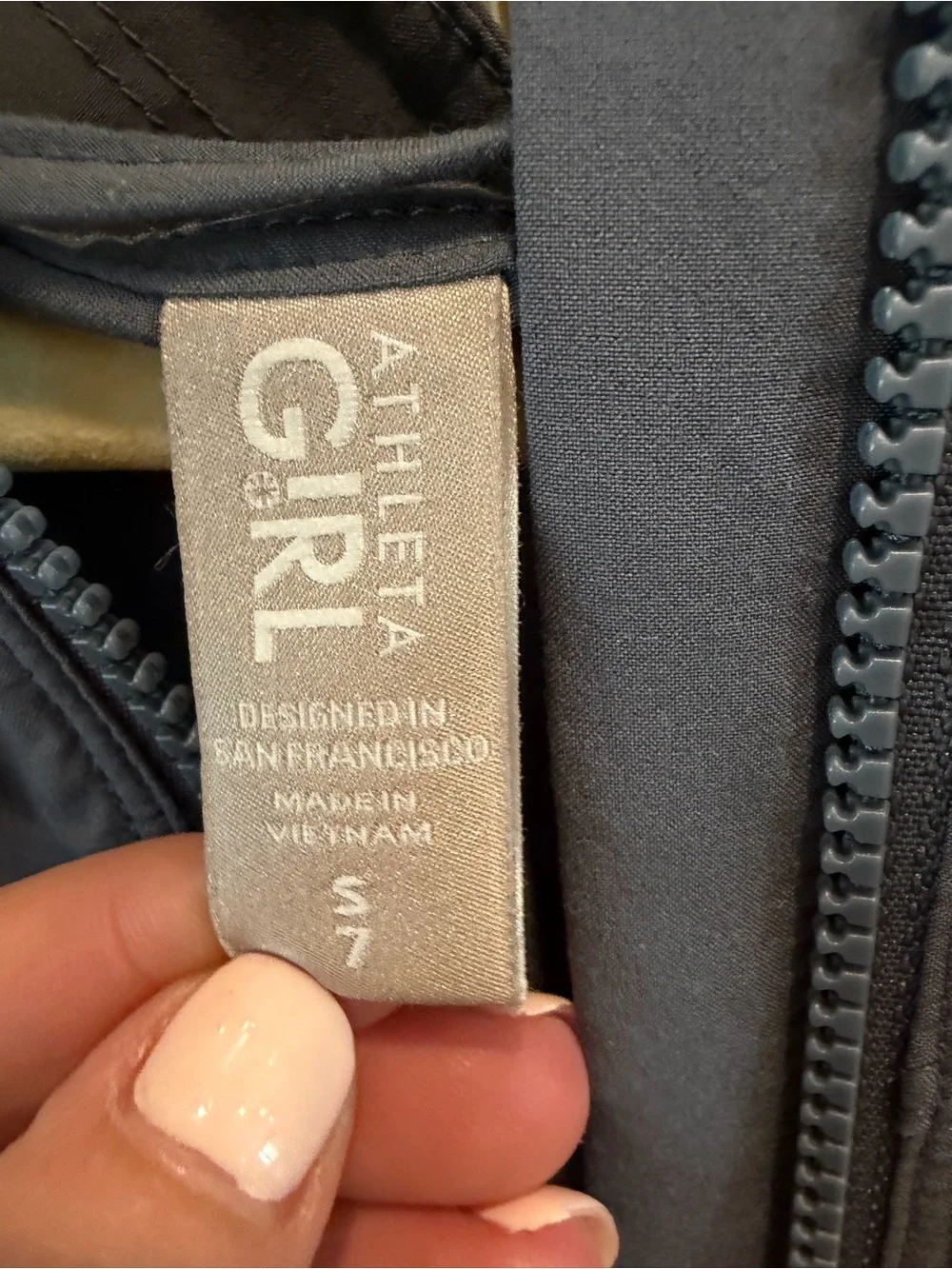 Athleta girls zip